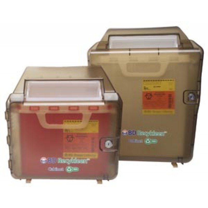 BD 305096 Recycled Brown Locking Wall Cabinet, Shield, 5.4 Qt (60 ea/plt) (Continental US Only) (Drop Ship Requires Pre-Approval)