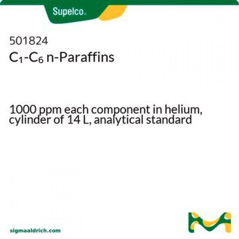 C1-C6 N-PARAFFINS IN HE  1000PPM 1X14L
