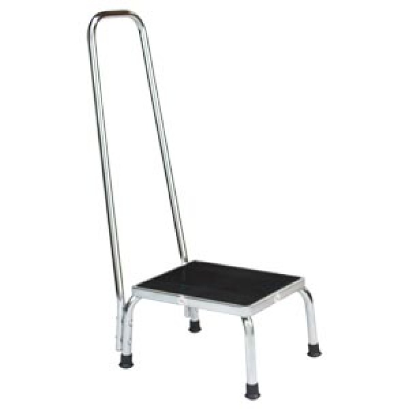 Blickman Industries 1011261000 Step Stool 1260, Stainless Steel w/Handrail (DROP SHIP ONLY)
