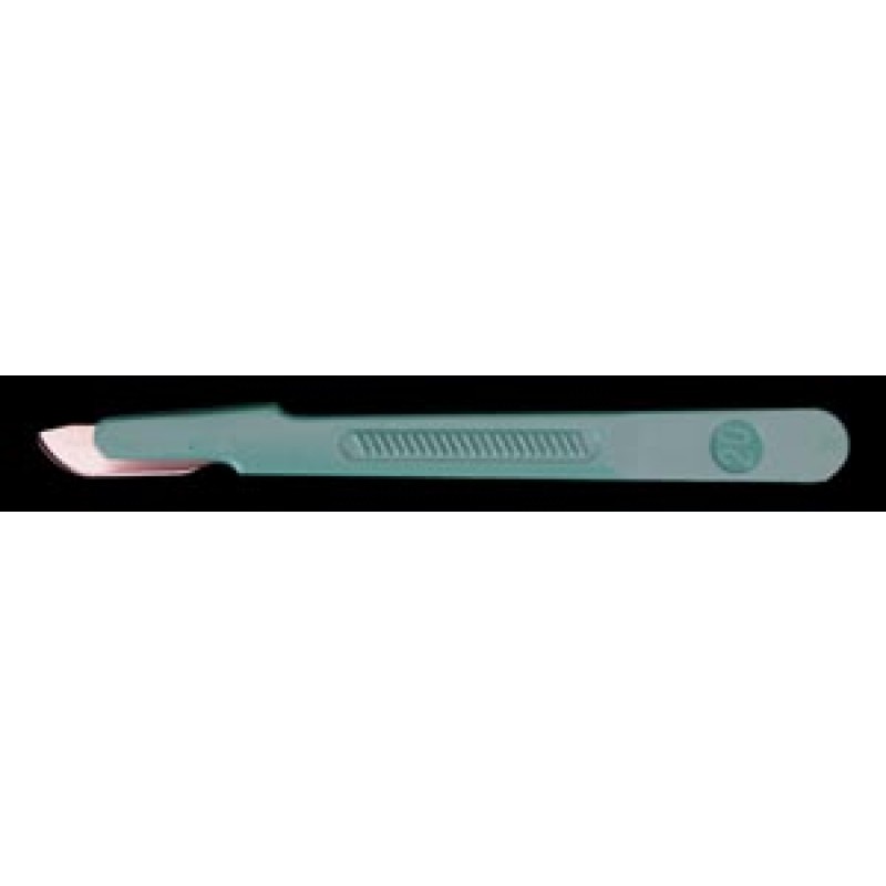 Cincinnati Surgical Company 92420 Scalpel, Stainless Steel, Size 20, Green Handle, Disposable, Sterile, 10/bx (DROP SHIP ONLY)