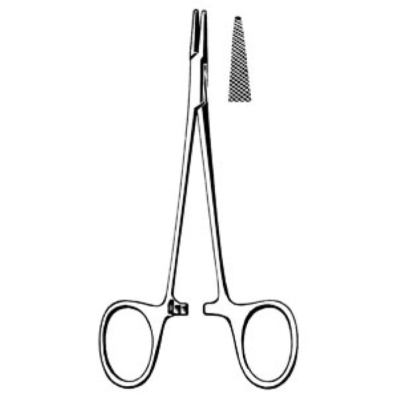 Sklar Instruments 20-1352 Webster Needle Holder, Serrated, 5.25" (DROP SHIP ONLY)