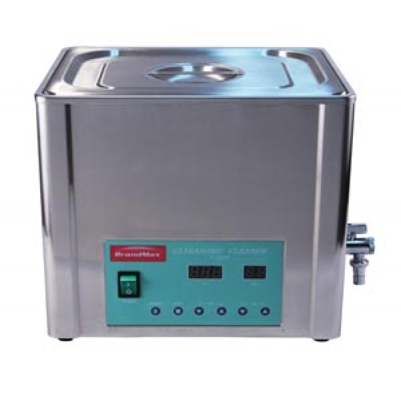 BrandMax U-20LH Ultrasonic Cleaner with Heat, 20 Liter, Includes Stainless Steel Hanging Basket (DROP SHIP ONLY)