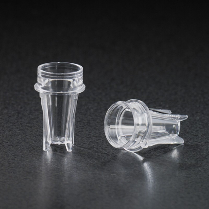 5512 Globe Scientific Sample Cup, 2.5 mL, Clear, 11 x 40 mm, Polystyrene, for use with Hitachi ES-300 & ES-600 Analyzer (Case of 6000)