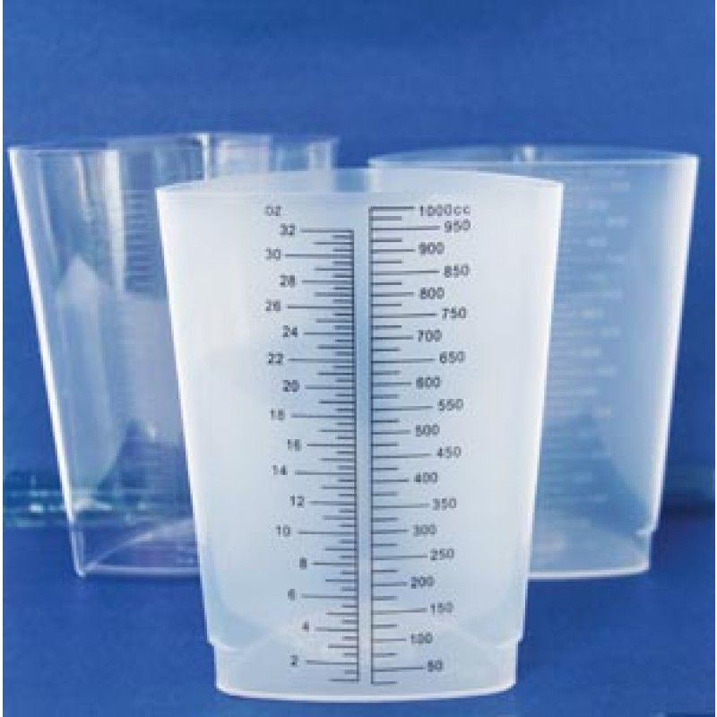 GMAX Industries, Inc. GP620 Triangular Graduate, Polypropylene, Graduated, Black Print, Translucent, 10/slv, 20 slv/cs (25 cs/plt)