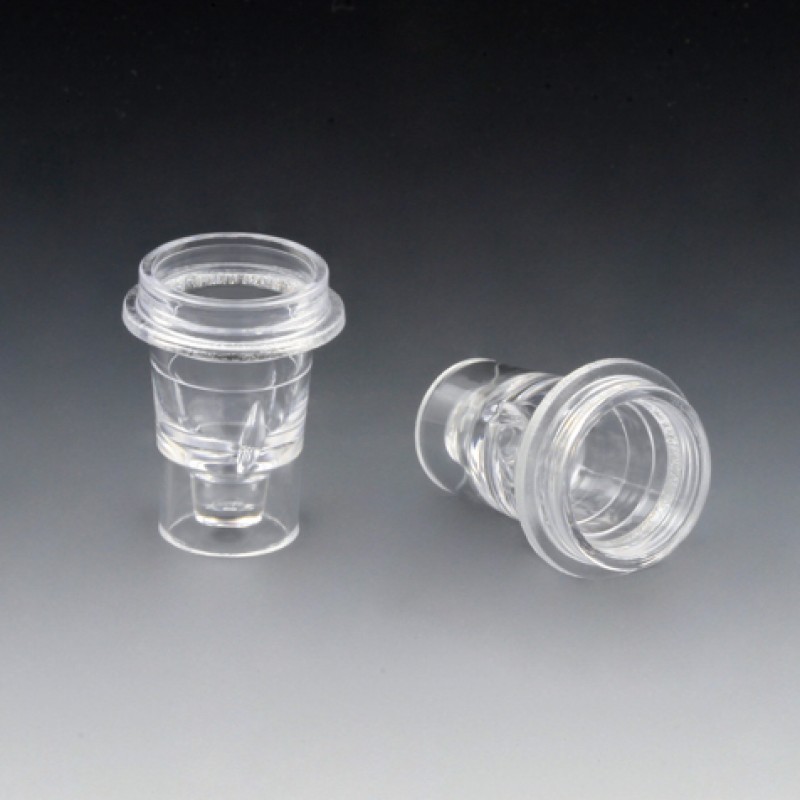 5548 Globe Scientific Sample Cup, 0.5 mL, Clear, 16  x 20 mm, Polystyrene, for use with Kodak Ektachem and Ortho Vitros 250 Analyzers (Case of 1000)