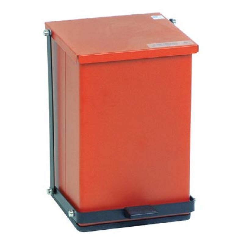 Detecto P-24R Step-On Can, 24 Qt, Red (DROP SHIP ONLY)