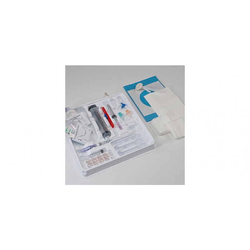 Argyle™ Turkel™ Safety Thoracentesis Procedure Tray with Safety Components, Catheter, 8FR, 2.7mm , 3.5" Length, Sterile, 5 tray/cs (Continental US Only) (Item on Manufacturer Backorder - Inventory Limited when Available)