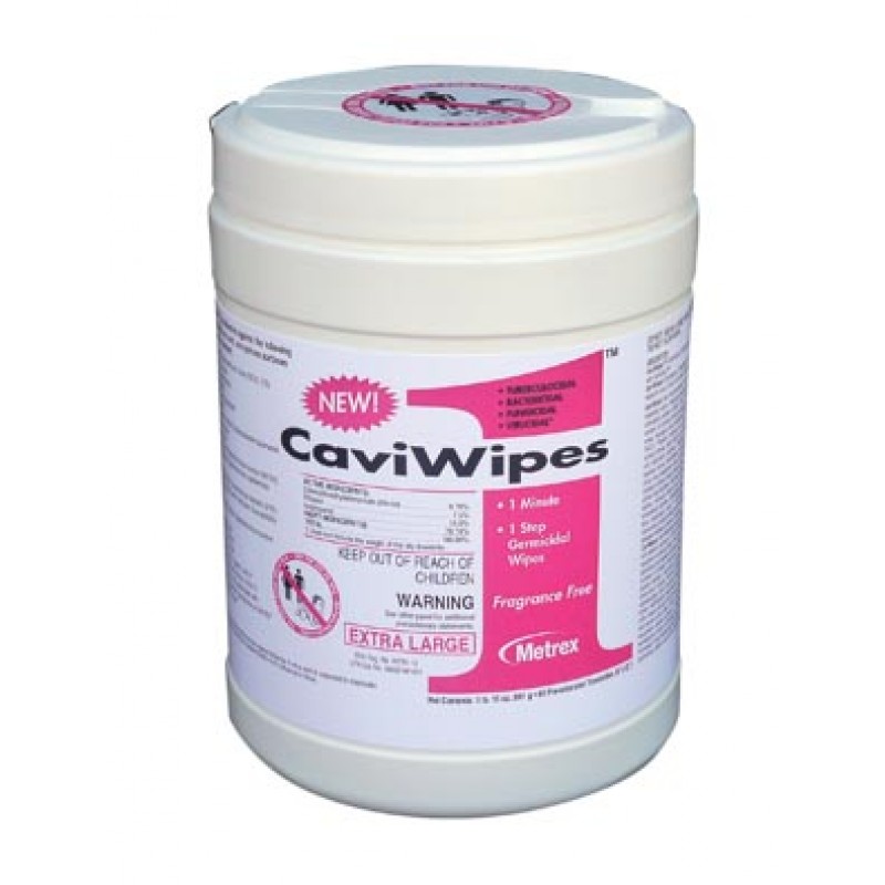 Metrex Research Corporation 13-5150 CaviWipes1, 9" x 12", 65 ct/can, 12 can/cs (40 cs/plt) (091259) (US Only)