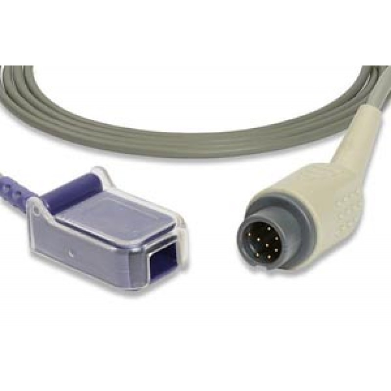 Cables and Sensors E710P-480 SpO2 Adapter Cable, 300cm, Mindray > Datascope Compatible w/ OEM: 0010-20-42712 (DROP SHIP ONLY) (Freight Terms are Prepaid & Added to Invoice - Contact Vendor for Specifics)