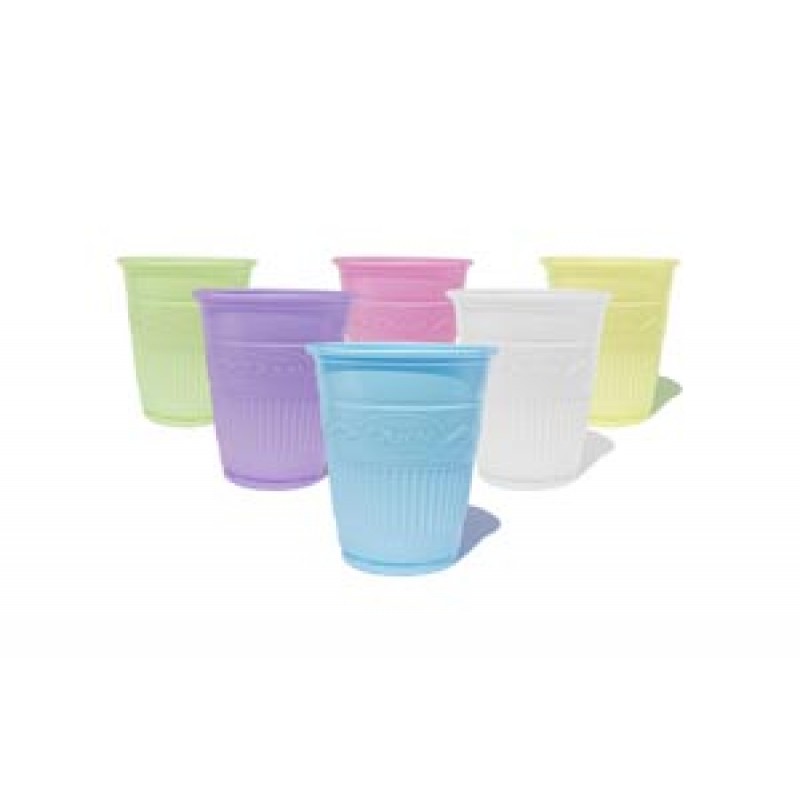 Dukal Corporation 27702 Plastic Drinking Cups, 5 oz., Yellow,  50/pk, 20 pk/cs (64 cs/plt)