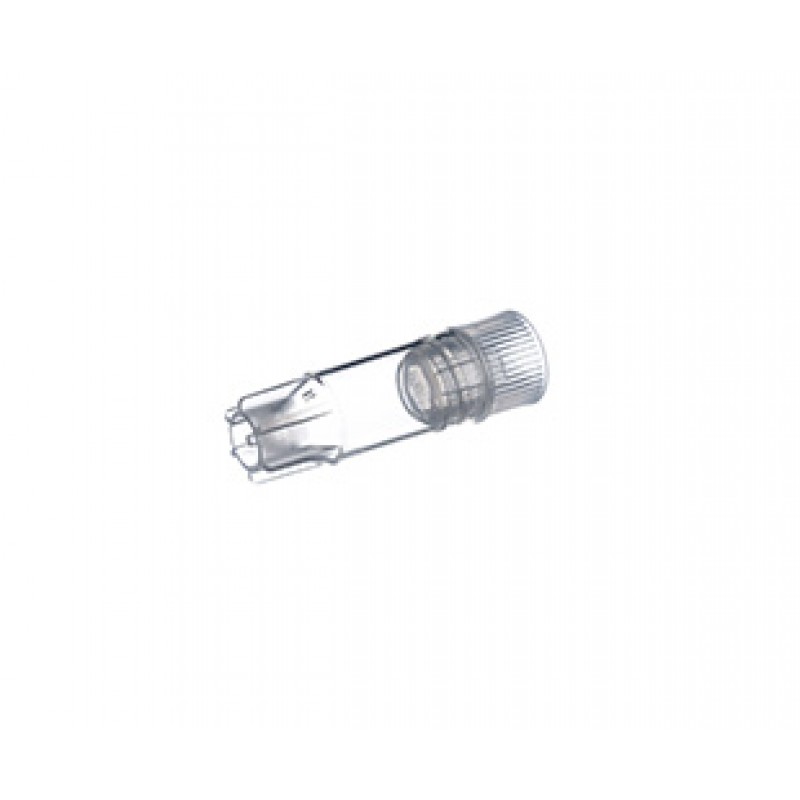 1 mL Cryo.s Tube, PP, Sterile, Internal Thread Natural Cap, Starfoot Base, Conical Bottom, 150 White Cap Inserts per CS