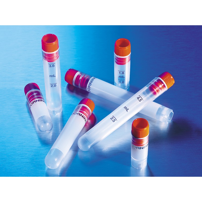 Corning® 2 mL Internal Threaded Polypropylene Cryogenic Vial with Round Bottom