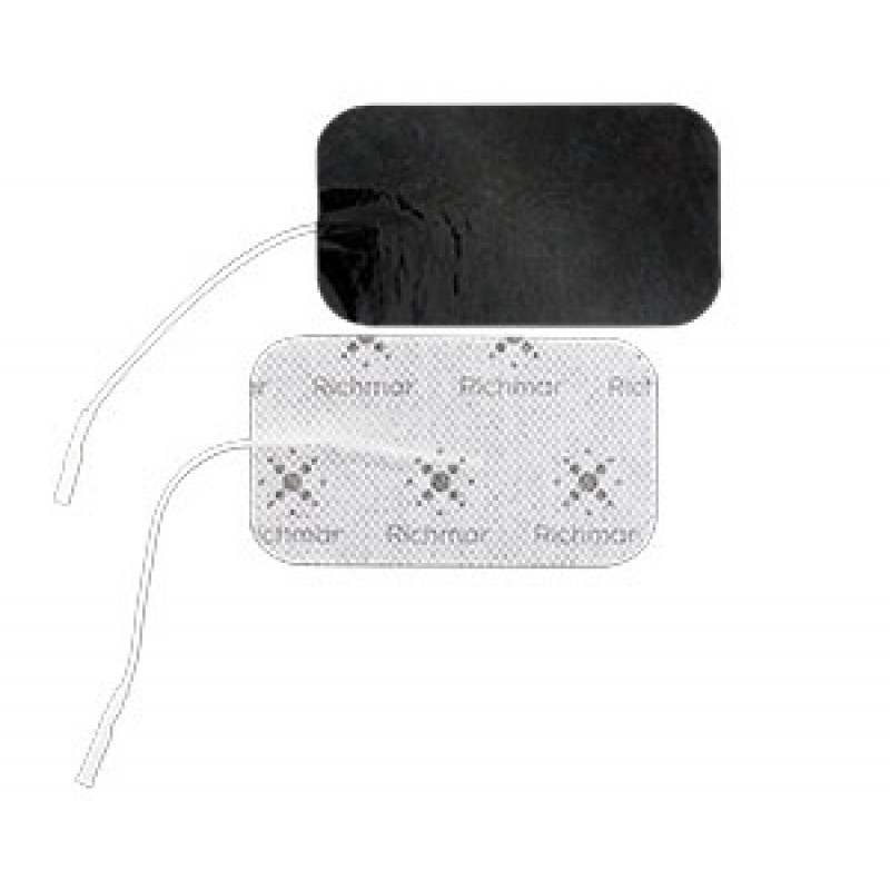 Richmar 400-879 MultiStim Electrodes, 5cm x 9cm (2 x 3.5), Rectangle, Cloth,  4/pk, 10 pk/bg, 1 bg/cs  (US Only)
