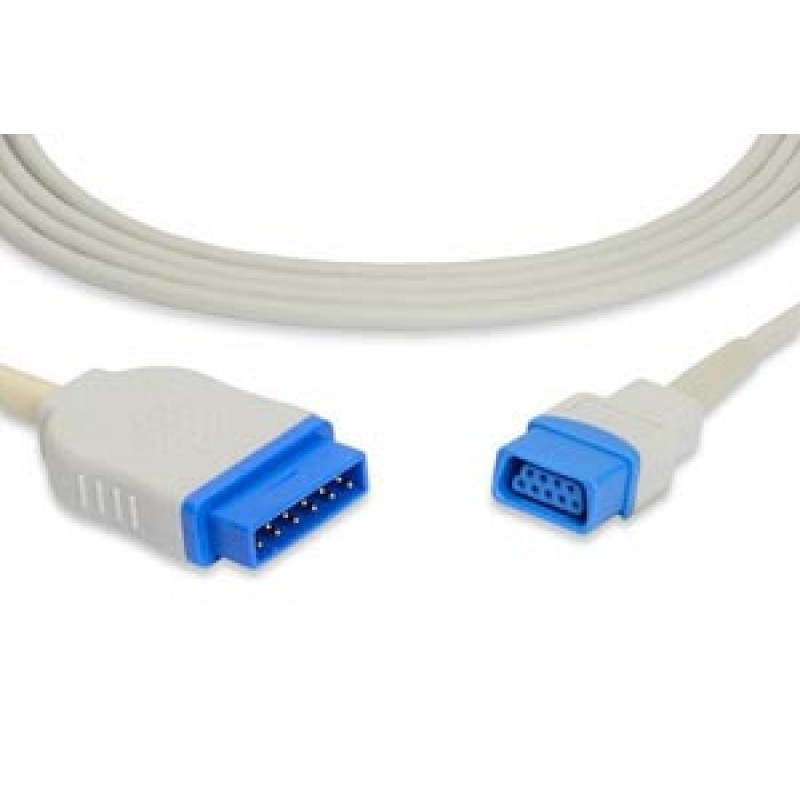 Cables and Sensors E708-1110 SpO2 Adapter Cable, 220cm, Datex Ohmeda Compatible w/ OEM: TS-G3 (DROP SHIP ONLY) (Freight Terms are Prepaid & Added to Invoice - Contact Vendor for Specifics)