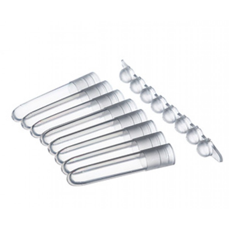 Test Tube, 1.2mL, w Assembled Cap, for Micro Rack Tube System