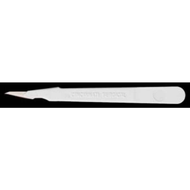 Cincinnati Surgical Company 0511 Scalpel, Stainless Steel, Size 11, White Handle, Disposable, Sterile, 10/bx (DROP SHIP ONLY)