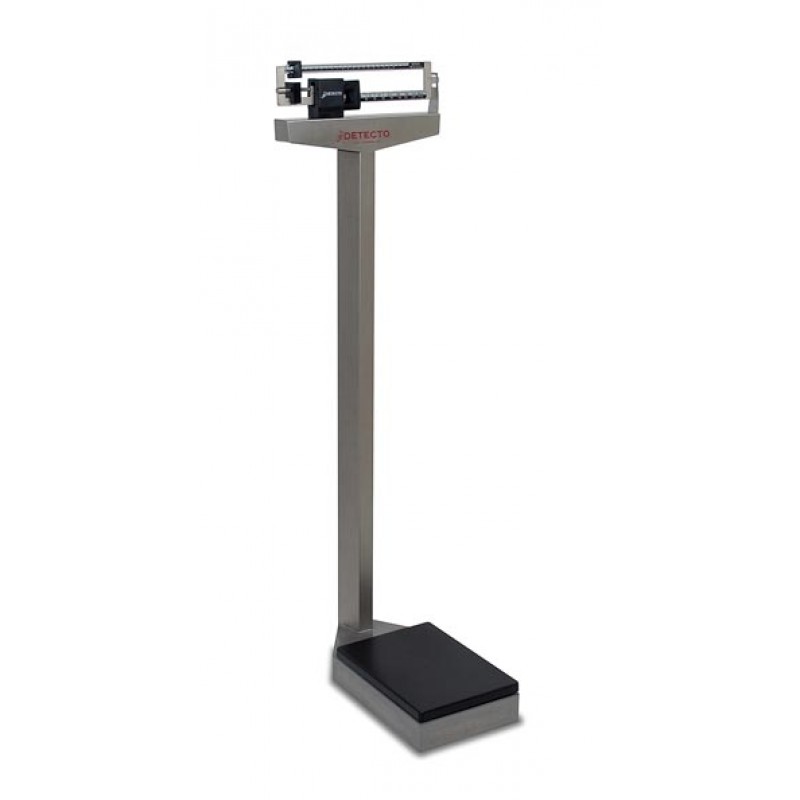 Detecto 337S Physician's Scale, Stainless Steel, Weigh Beam, 400 lb X 4 Oz / 175 kg X 100 G (DROP SHIP ONLY)