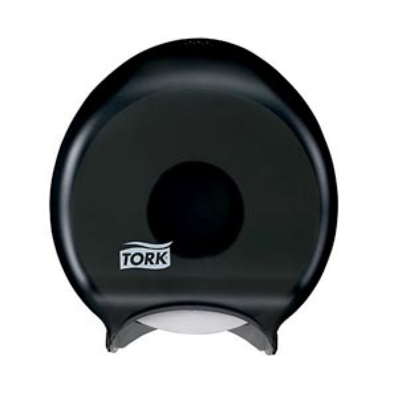 Essity Professional Hygiene North America, LLC 66TR Bath Tissue Roll Dispenser, Jumbo, Single, Universal, Smoke, T22, Plastic, 12" x 10.6" x 5.8" (208 cs/plt)
