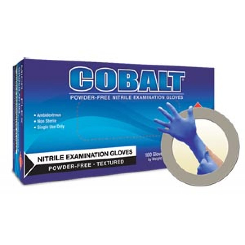 Ansell N194 Exam Gloves, PF NIitrile, Textured, Blue, X-Large, 100/bx, 10 bx/cs (US Only)