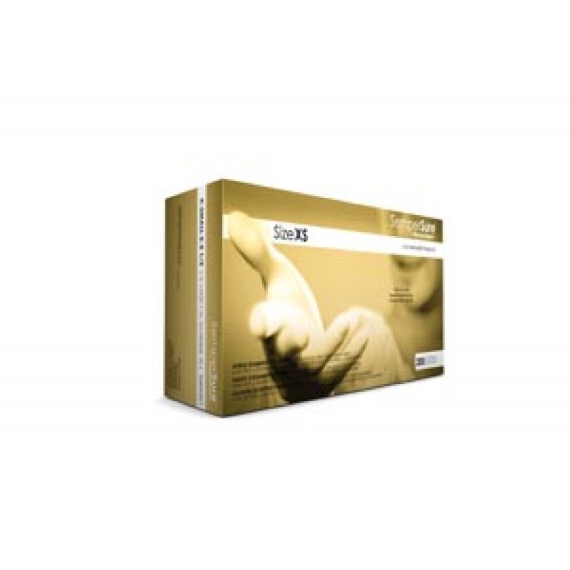 Sempermed USA SUNF201 Exam Glove, Nitrile, Textured, X-Small, Powder Free (PF), 200/bx, 10 bx/cs