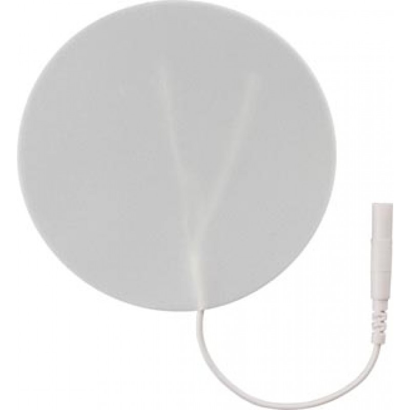 Compass Health EF3000WF2 Compass Electrodes, Reusable, Round, White, Foam, Foil Packaging, 3", 4/pk