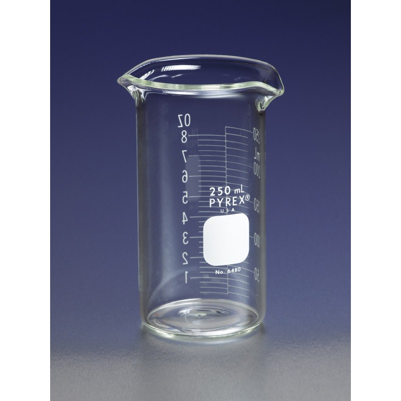 Corning 6480-125 PYREX® 125 mL Double Spout, Double Pour Beakers, Graduated