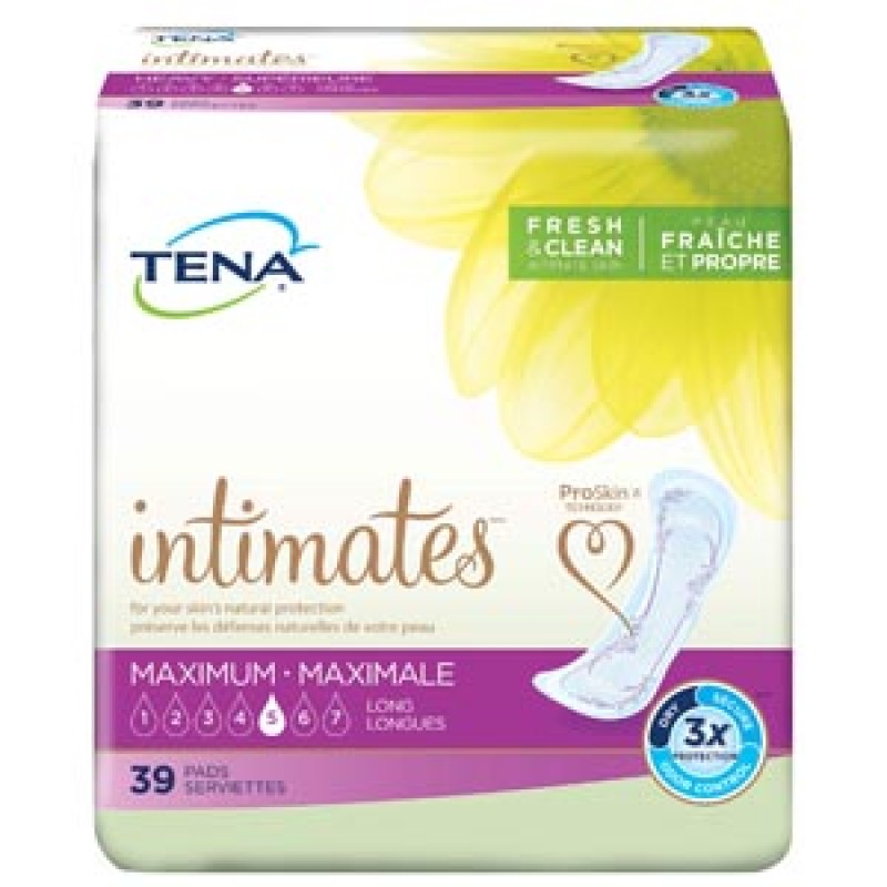 Essity Health & Medical Solutions 54295 Pads, Extra Coverage, Maximum, 15" Length, 39/pk, 3 pk/cs