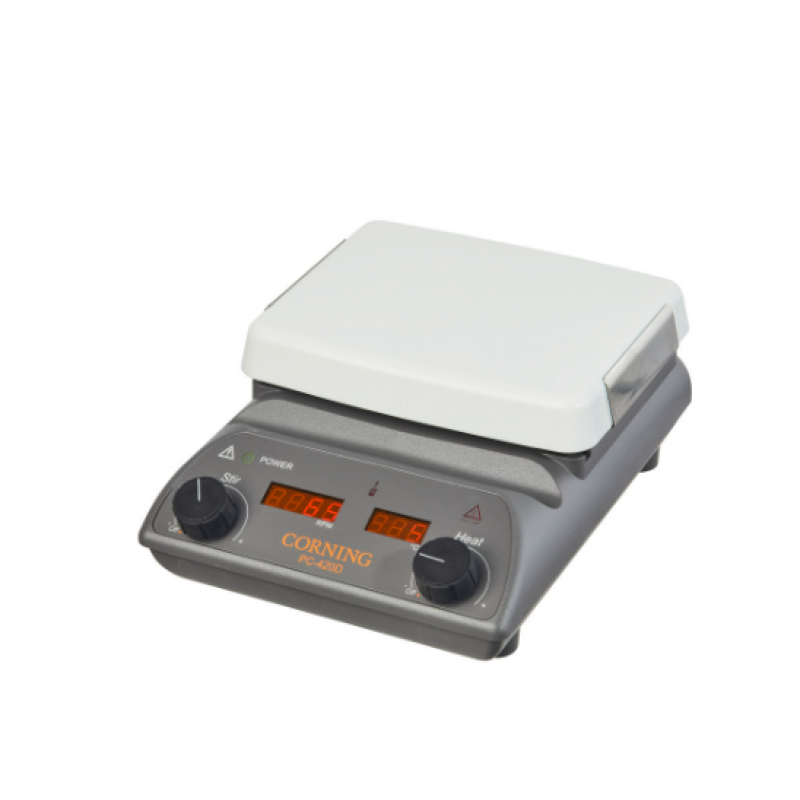 6795-420D Corning 5 x 7 Inch Top PC-420D Stirring Hot Plate with Digital Displays, 120V/60Hz