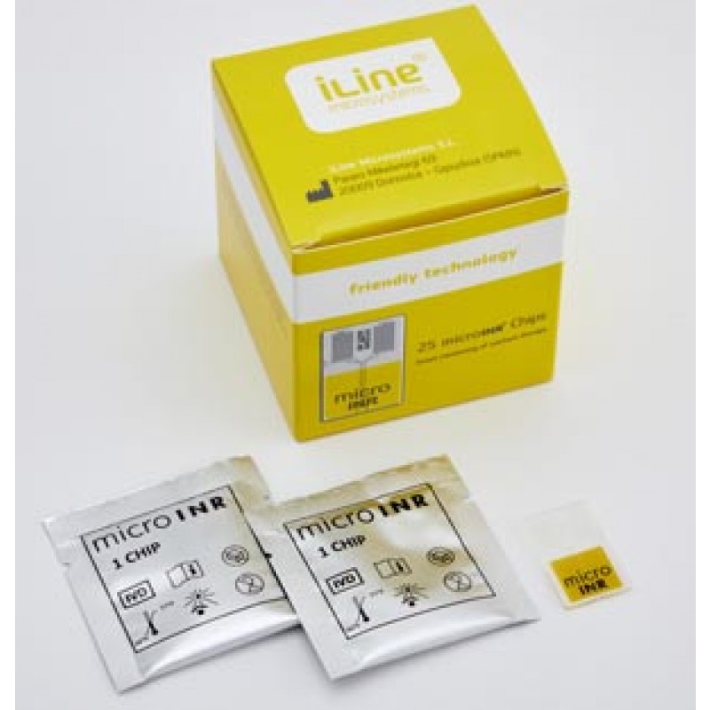 iLine MicroSystems CHC0025AD microINR Chips, 25/bx (Not Available for Sale into Canada)