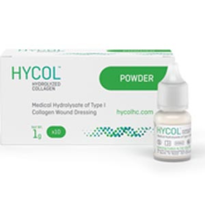 Sanara MedTech HCP0110 Hycol Powder, 1 gram bottle, 10/bx
