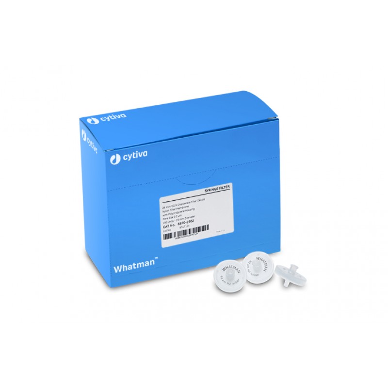 6878-2504 Cytiva Whatman GD/X 25 mm Syringe Filter, polypropylene filtration medium, 0.45 µm (150 pcs)
