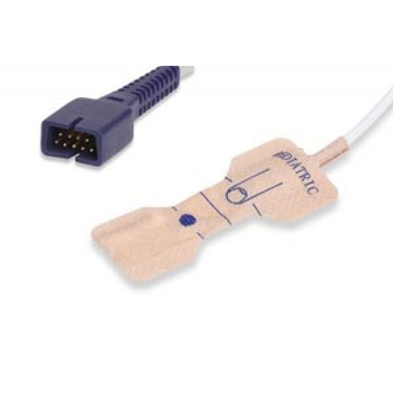Cables and Sensors S523-01P0 Disposable SpO2 Sensor Pediatric (10-50Kg), 24/bx, Covidien > Nellcor Compatible w/ OEM: 11996-000116, MX50066, MAX-P, 70124022 (DROP SHIP ONLY) (Freight Terms are Prepaid & Added to Invoice - Contact Vendor for Specifics)