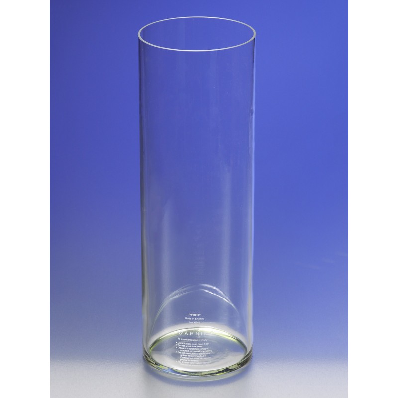 Corning 6945-13L PYREX® 13.2L Cylindrical Chromatography Tank, Ground Edges