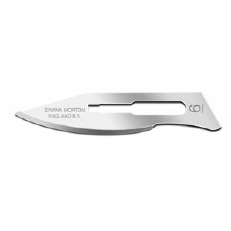 Cincinnati Surgical Company 02SMV6 Blade, Swann Morton, Carbon Steel, Size 6, Non-Sterile, 5/pk, 20 pk/bx (DROP SHIP ONLY)