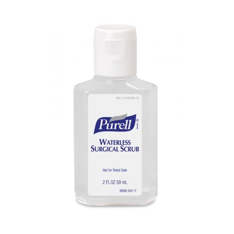GOJO Industries, Inc. 9686-24 Purell® Surgical Scrub, 2 oz Bottle Flip Cap, Clear, 24/cs (Item is considered HAZMAT and cannot ship via Air or to AK, GU, HI, PR, VI)