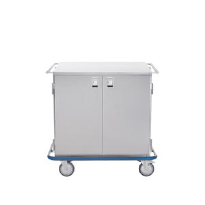Blickman Industries 2293332000 Multi Purpose Case Cart 42"W x 40 1/2"H x 29"D, (1) Stainless Steel Wire Pullout Shelf (DROP SHIP ONLY)