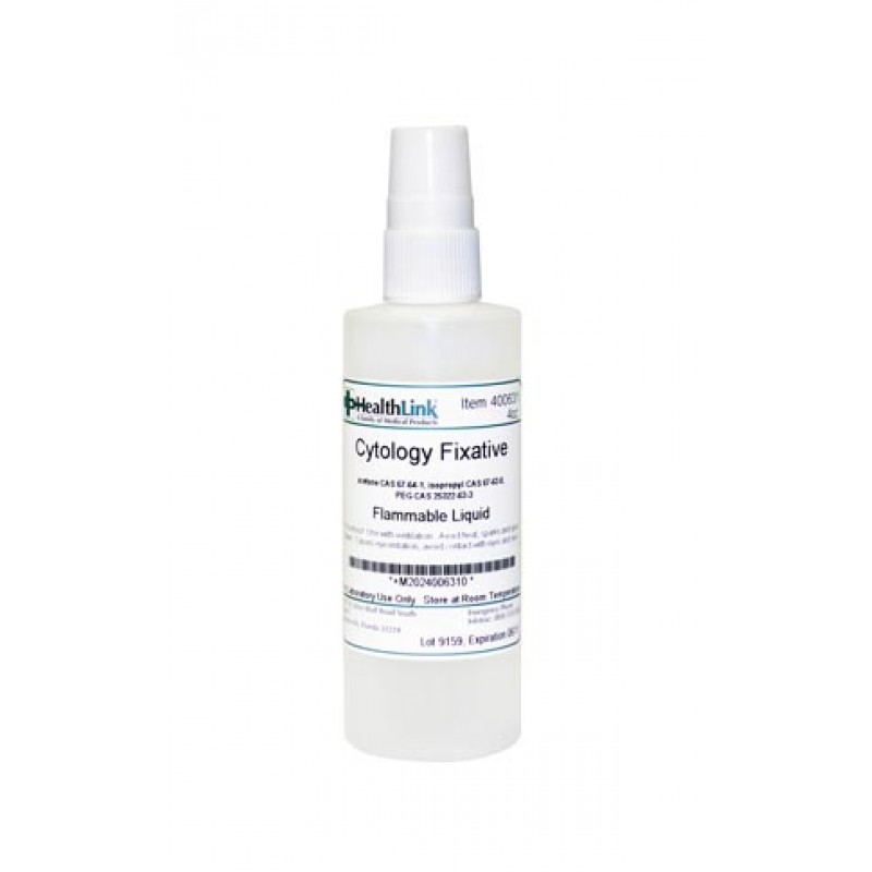 EDM3 Company LLC 400631 Cytology Fixative, Pump Bottle, 4 oz (Item is Non-Returnable) (US Only) (Item is considered HAZMAT and cannot ship via Air or to AK, GU, HI, PR, VI)