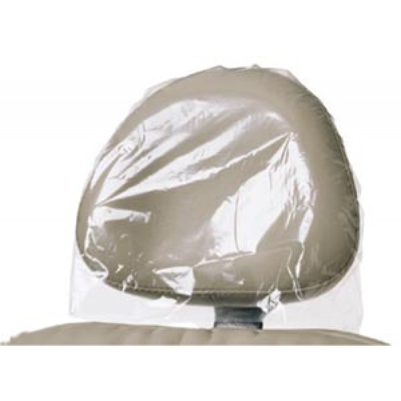 Mydent BF-9000 Headrest Covers, 9.5" x 11", Clear, Plastic, 250/bx (4 bx/cs, 84 cs/plt)