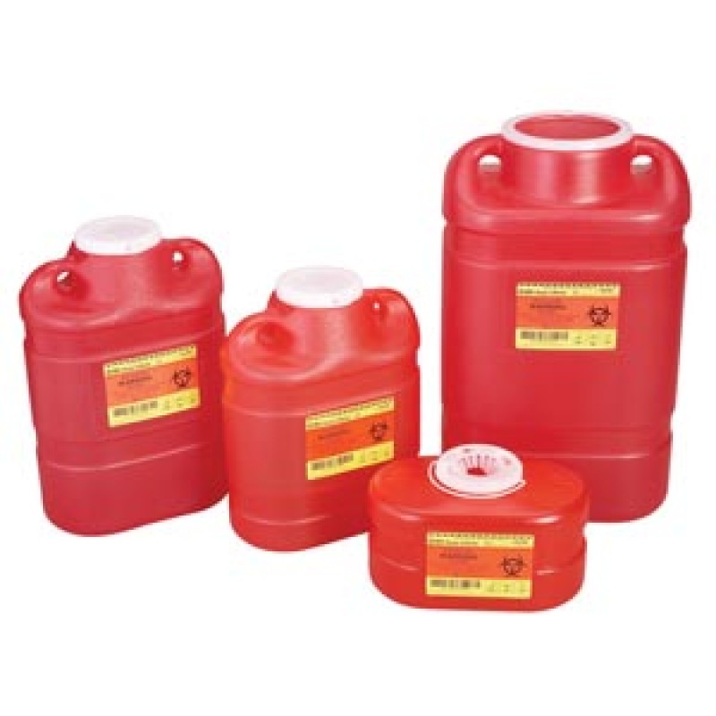 BD 305100 Sharps Collector, 5 Gallon, Tethered Cap, 8/cs (Continental US Only) (Item on Manufacturer Backorder - Suggested Alternative is Item #305456) (Drop Ship Requires Pre-Approval)