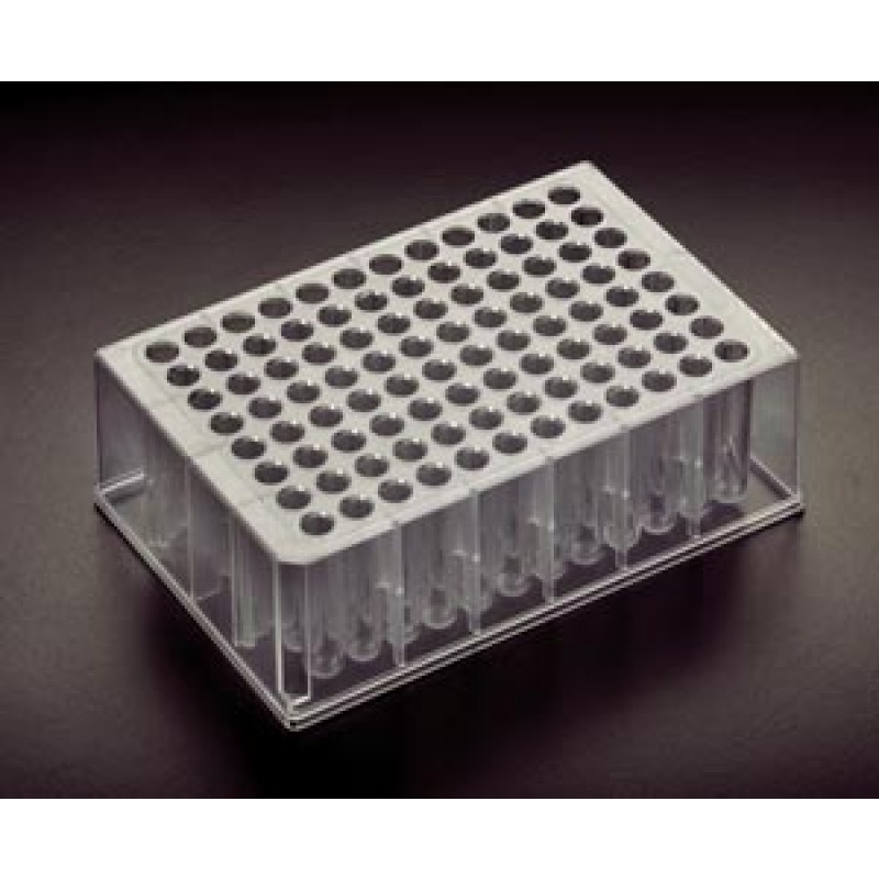 Simport Scientific T110-6 Deep Well Plate, Round Bottom, 1.2mL, Polystyrene, Not DMSO Resistant; only with stands 3000g, 4/pk, 6 pk/cs