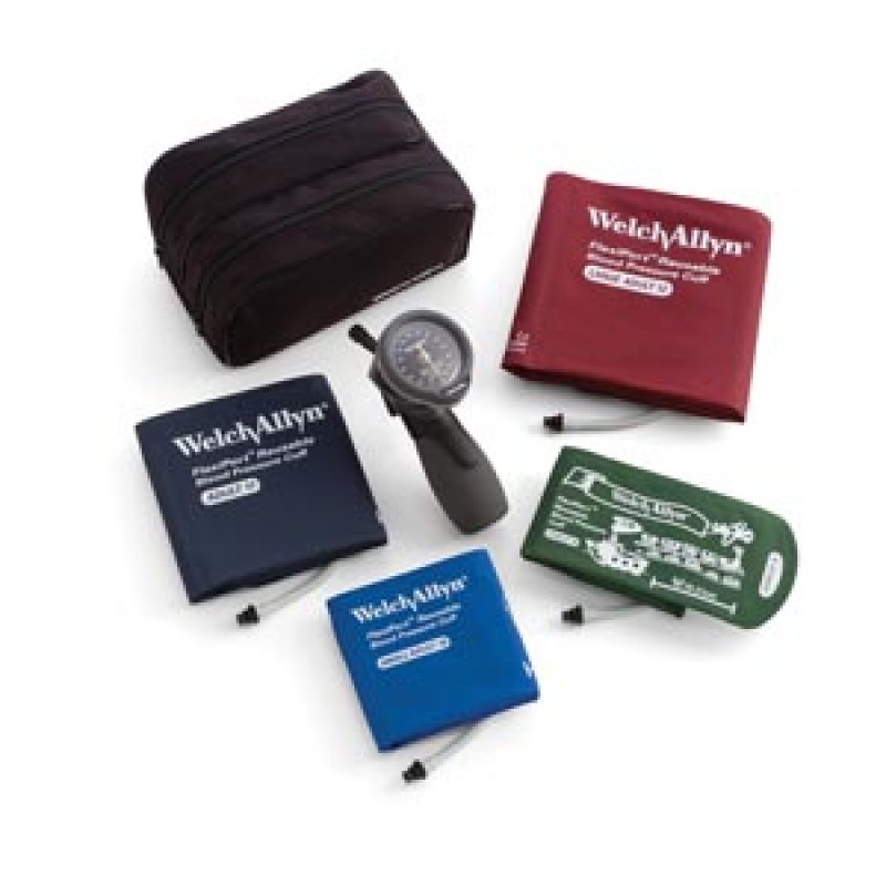 Hillrom 5098-30 Multi-Cuff Kit, Includes Adult, Large Adult & Child-Print Inflation Systems in Zippered Case, Latex Free (LF) Cuff (US Only)