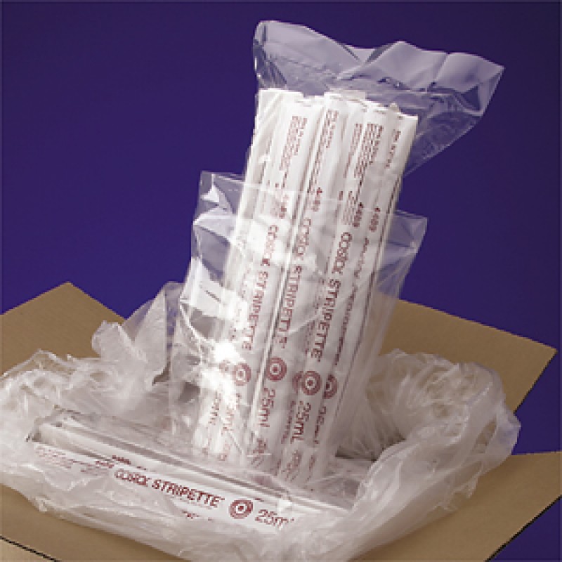 Corning 7000 100 mL Stripette™ Serological Pipets, Polystyrene, Individually Paper/Plastic Wrapped, Triple Bagged, Clean Room Pack Style, Sterile, 10/Bag, 100/Case