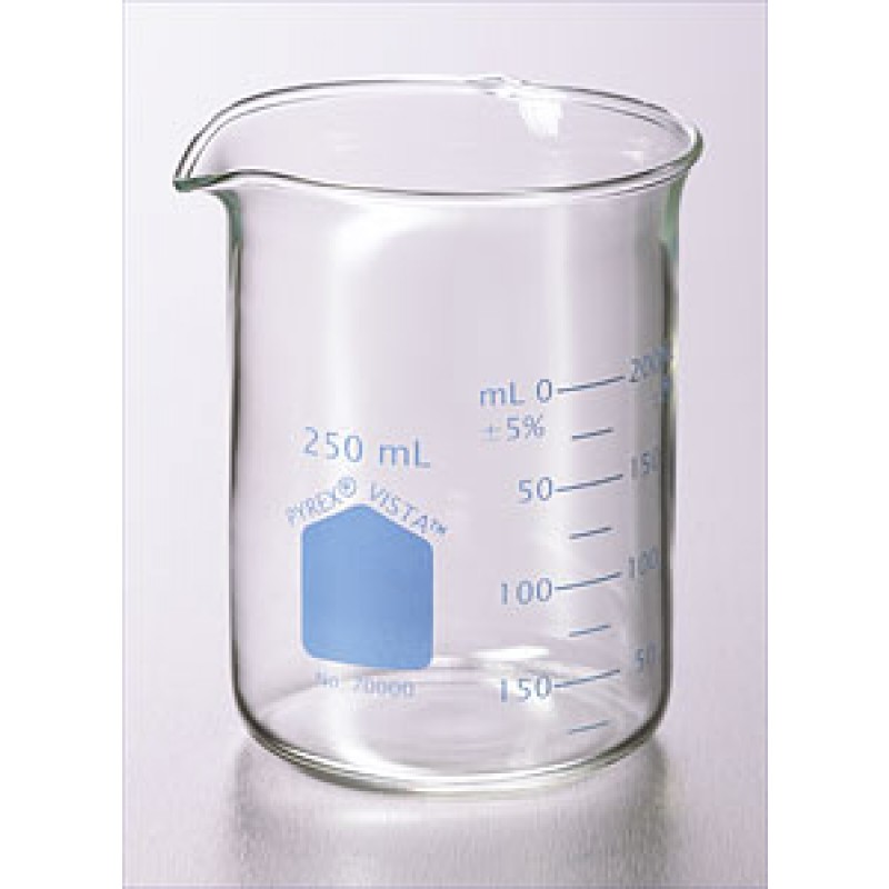 Corning 70000-20 PYREX® VISTA™ Griffin Low Form 20 mL Beaker, Graduated