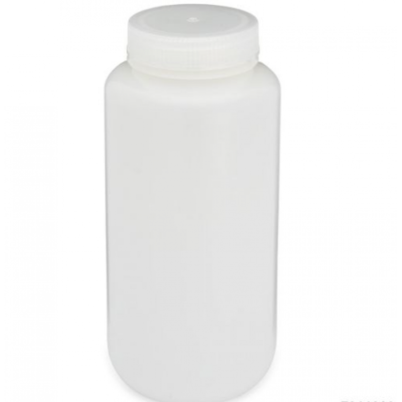 Globe Scientific 7011000 Diamond RealSeal Wide Mouth HDPE Bottles with PP Closure, 1000mL, 6/Pack, 24/Case