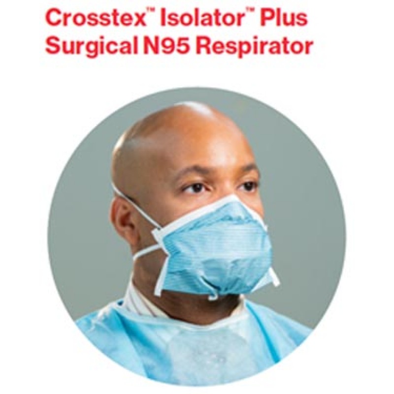 Crosstex International GDBRESP Duckbill Surgical N95 Respirator, 50/bx, 4 bx/cs (Orders are Non-Cancellable & Non-Returnable)