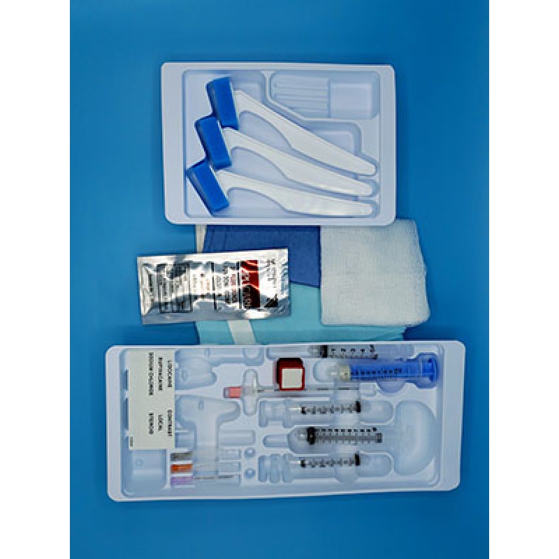 Busse Hospital Disposables, Inc. 682 Single-Dose Epidural Tray with 18G x 3½" Tuohy Epidural Needle & 10mL Busse LOR syringe with L/S Tip,10/cs (Rx) (US Only)