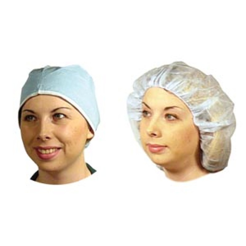 Dukal Corporation 324G Bouffant Cap, 24", Green, 100/bx, 5 bx/cs (Temporarily Unavailable for Sale)