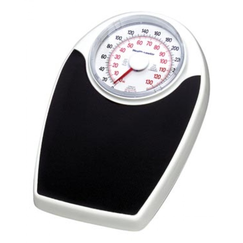 Pelstar LLC/Health O Meter Professional Scales 142KLS Mechanical Floor Scale, 330 lb/150 kg Capacity, 11½" x 10¾" x 2¼" Platform Dimension, Durable Steel Base & Platform, Large 6½" Easy To Read Dial, Oversized Platform, Non-Slip Mat (DROP SHIP ONLY)