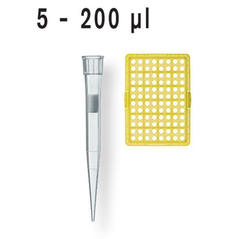 BrandTech 732632 5-200µL BIO-CERT Tips, Filtered, 960 Tips, Sterile Tip-Reload