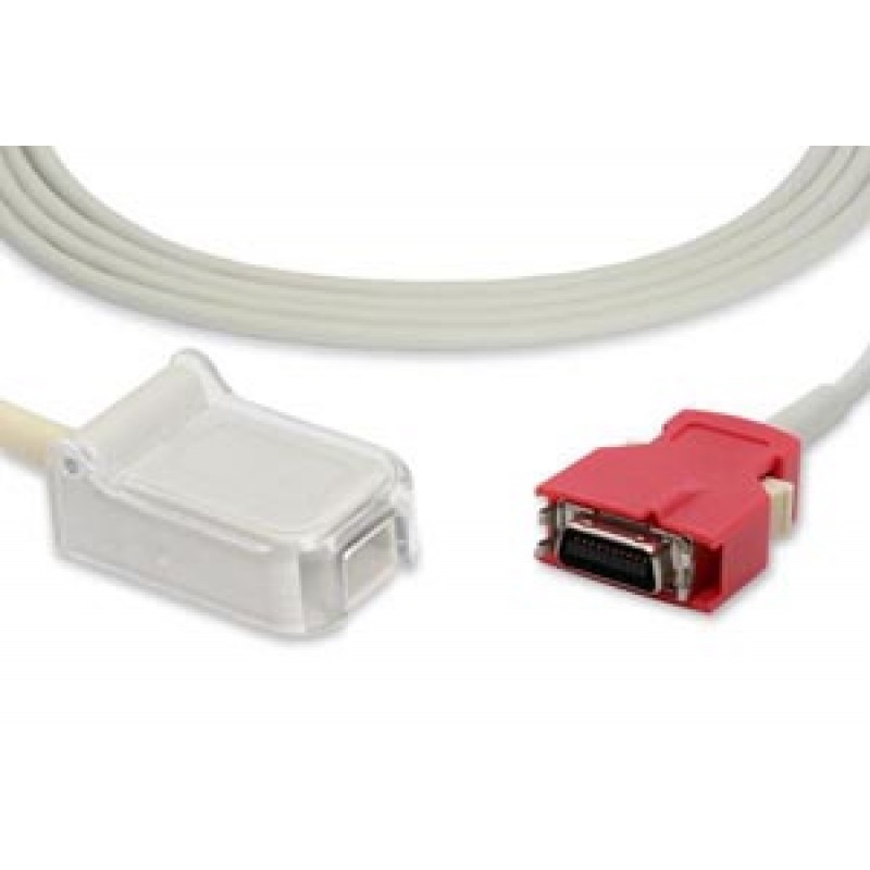 Cables and Sensors 10223 SpO2 Adapter Cable, 110cm, Masimo Compatible w/ OEM: 2055 (Red LNC-04) (DROP SHIP ONLY) (Freight Terms are Prepaid & Added to Invoice - Contact Vendor for Specifics)